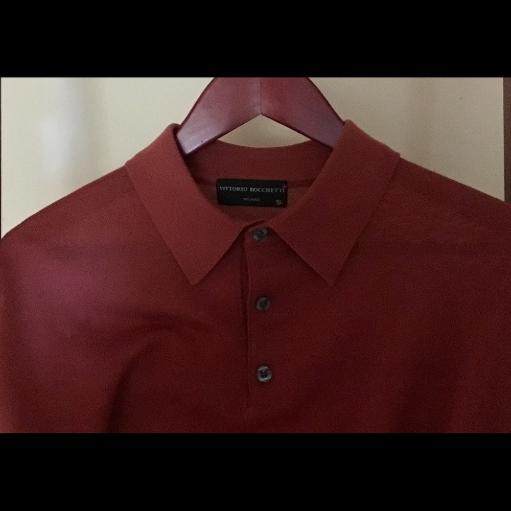 Vittorio Rocchetti Milano Cashmere Polo Shirt L/S